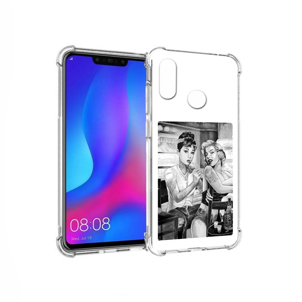 Чехол MyPads Tocco для Huawei Nova 3 тату мастер (PT115710.27.637)