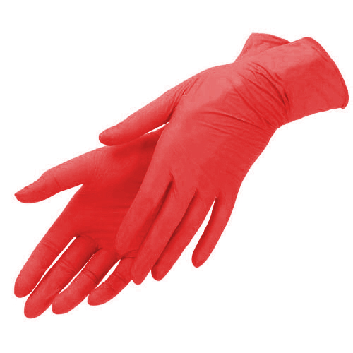 фото Перчатки для фистинга на кисть многоразовые wrist rubber gloves red красные р. s fist