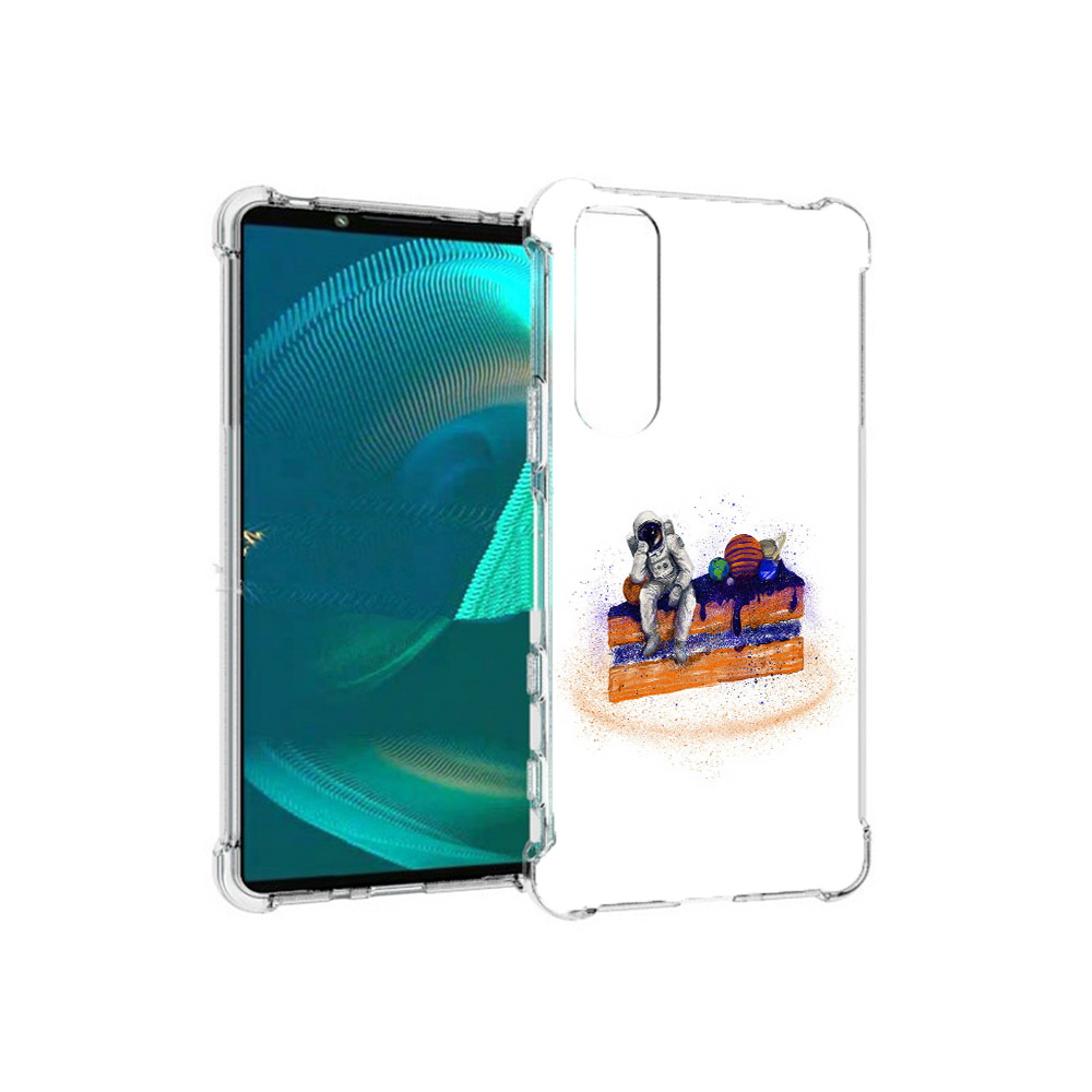 

Чехол MyPads Tocco для Sony Xperia 5 III торт с планетами (PT172137.231.648), Прозрачный, Tocco