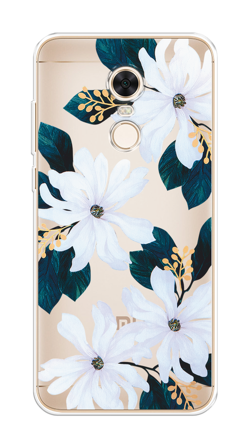 

Чехол на Xiaomi Redmi 5 Plus "Delilah Flower", Зеленый;белый, 33150-1