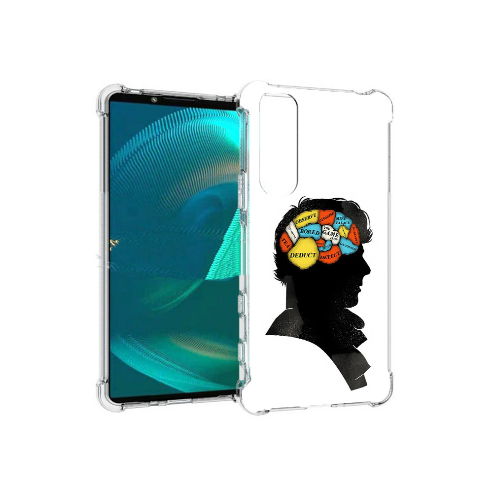 

Чехол MyPads Tocco для Sony Xperia 5 III темный рисунок (PT172137.231.640), Прозрачный, Tocco