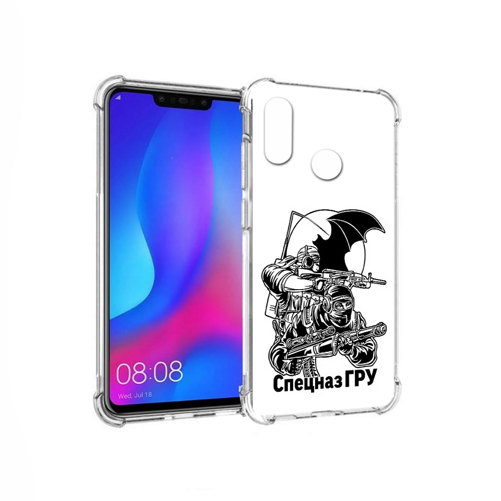 

Чехол MyPads Tocco для Huawei Nova 3 спецназ гру (PT115710.27.618), Прозрачный, Tocco