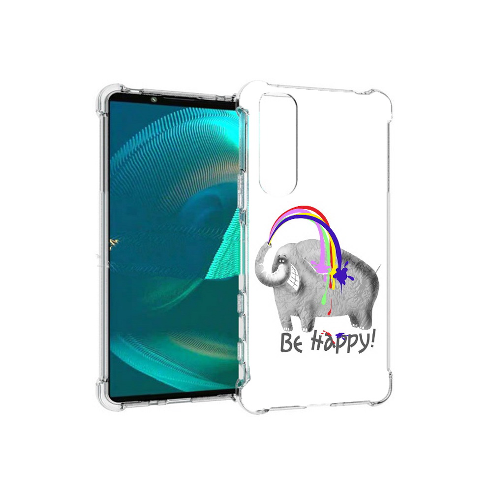

Чехол MyPads Tocco для Sony Xperia 5 III счастливый слон (PT172137.231.632), Прозрачный, Tocco