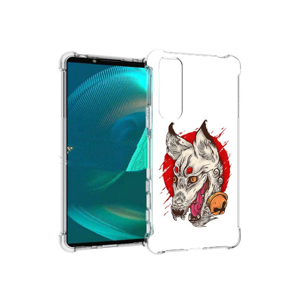 

Чехол MyPads Tocco для Sony Xperia 5 III страшная собака (PT172137.231.627), Прозрачный, Tocco