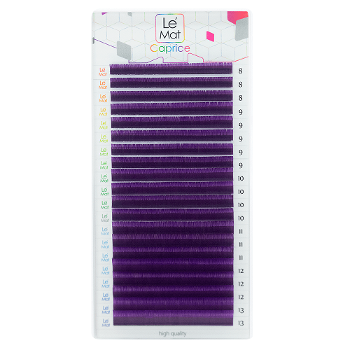 

Ресницы Violet Le Maitre Caprice 20 линий L 0.07 Mix 6-13 mm, Фиолетовый