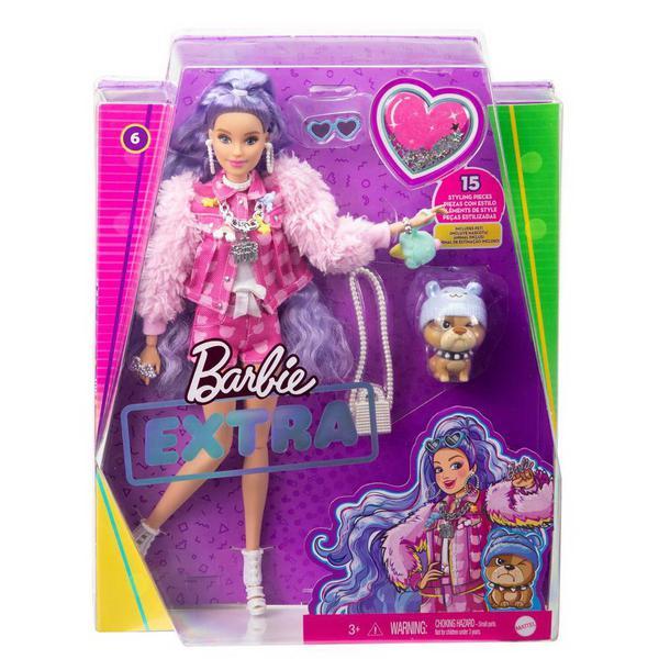 Кукла Mattel Barbie Экстра Милли с сиреневыми волосами GXF08