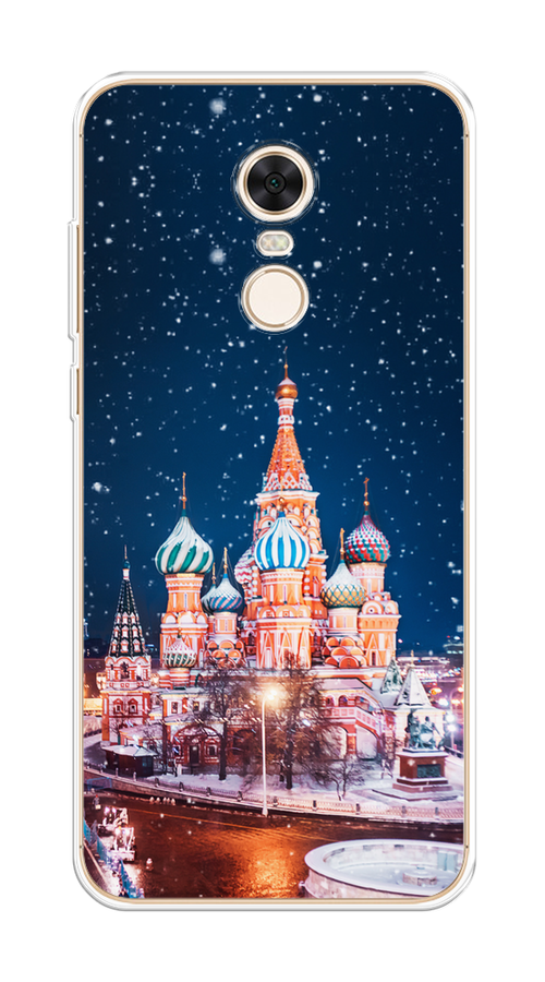 

Чехол на Xiaomi Redmi 5 Plus "Москва 1", Коричневый;синий;белый, 33150-1