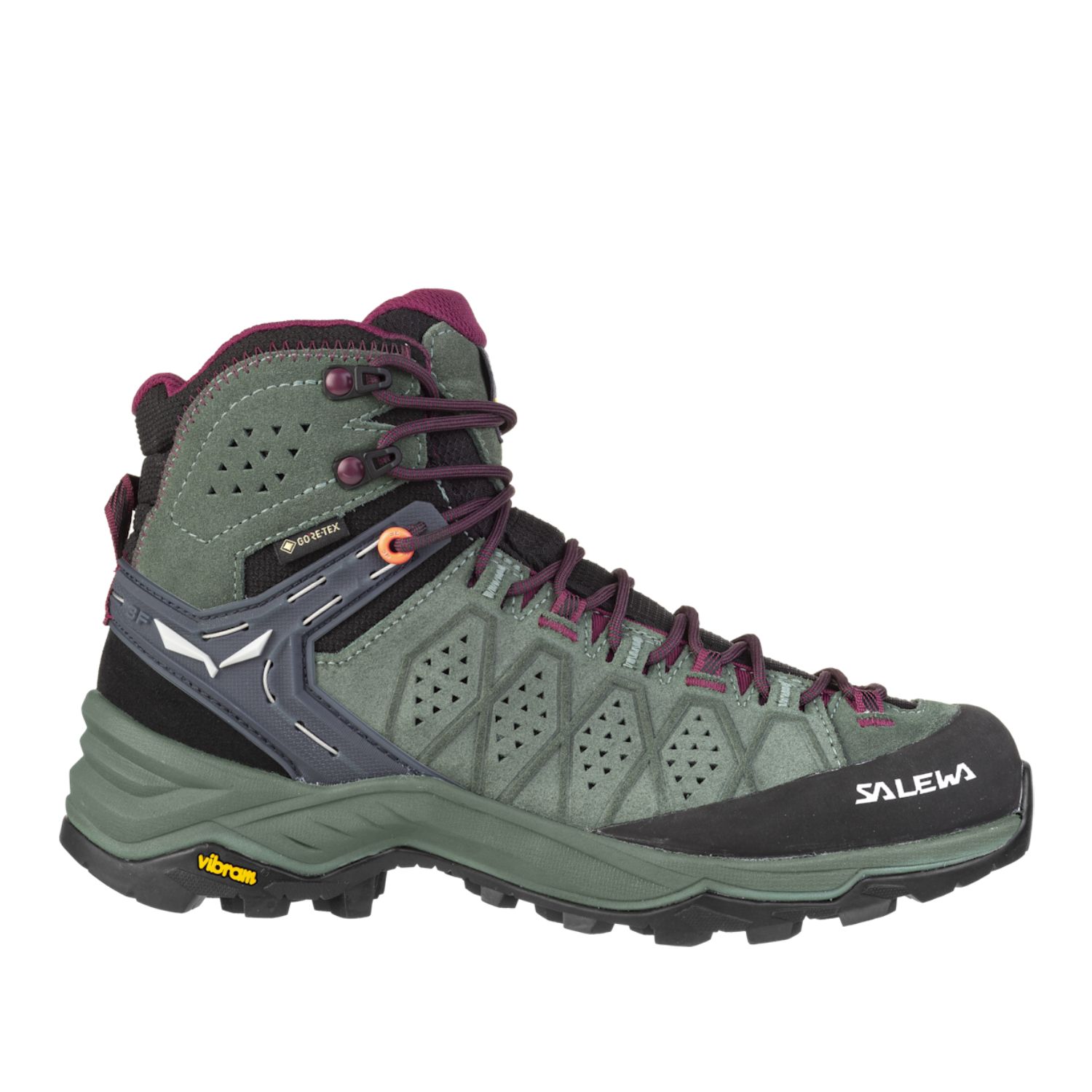 Ботинки женские Salewa Ws Alp Trainer 2 Mid Gtx 00-0000061383_5085 зеленые 5 UK