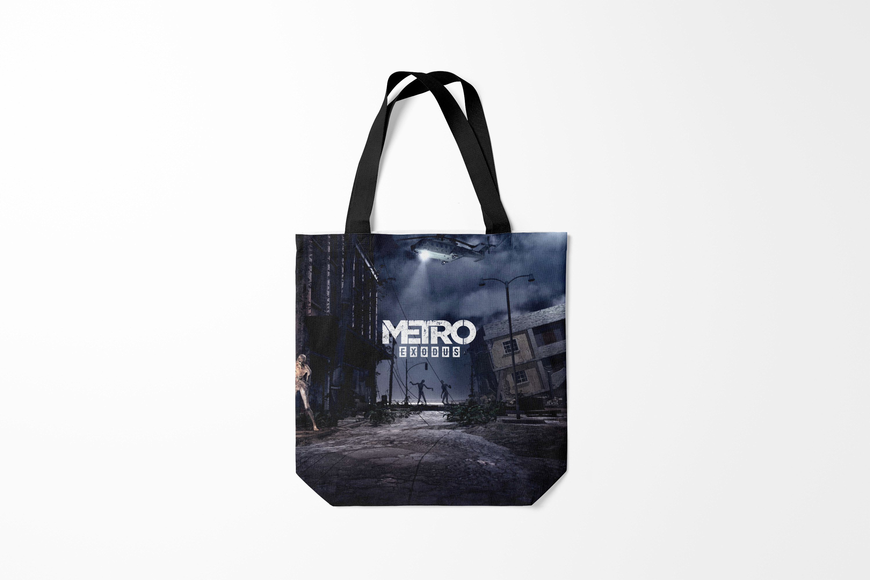

Сумка шoппер унисекс Burnettie Metro Exodus, синий, Metro Exodus