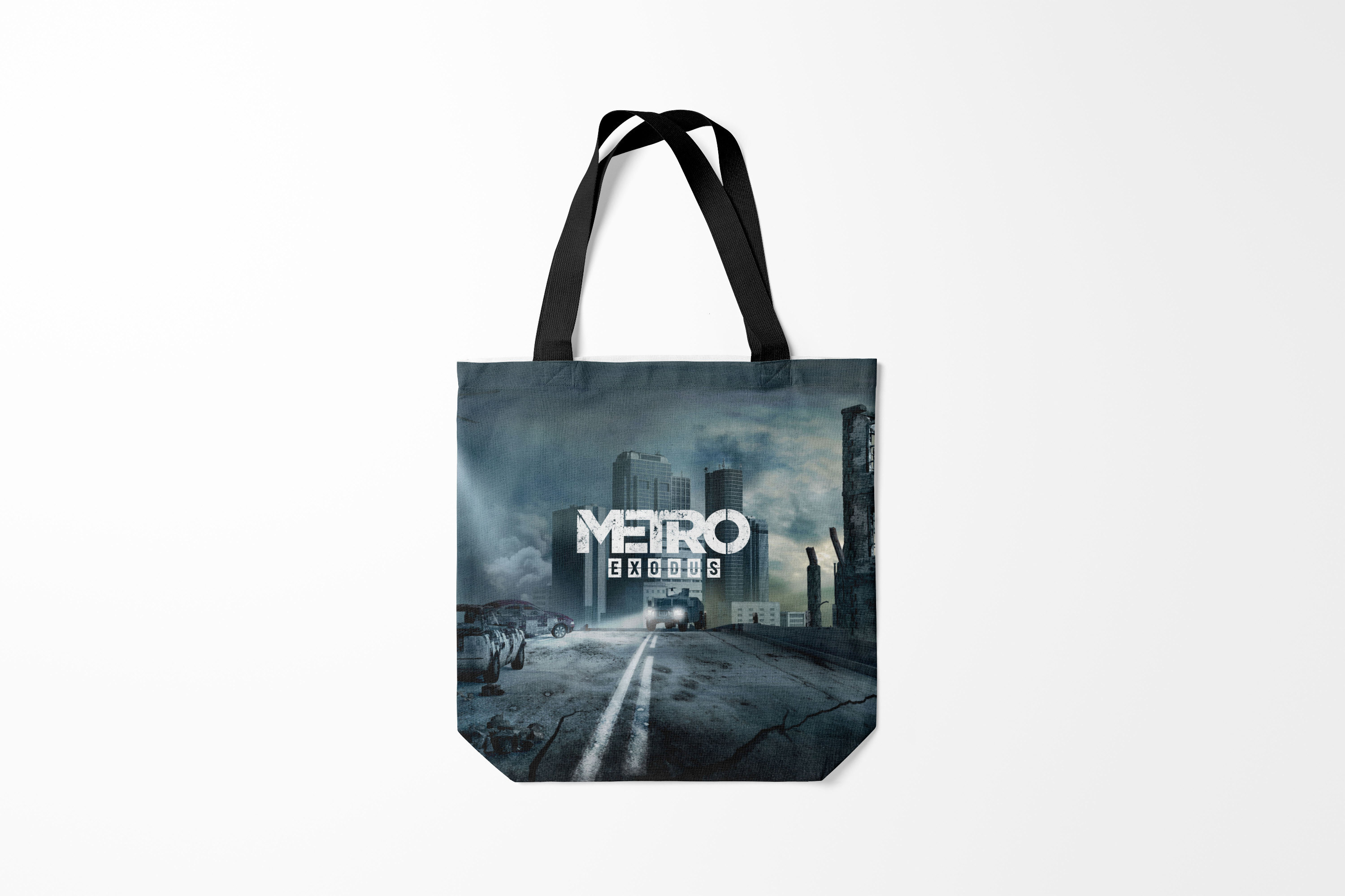

Сумка шoппер унисекс Burnettie Metro Exodus, синий, Metro Exodus