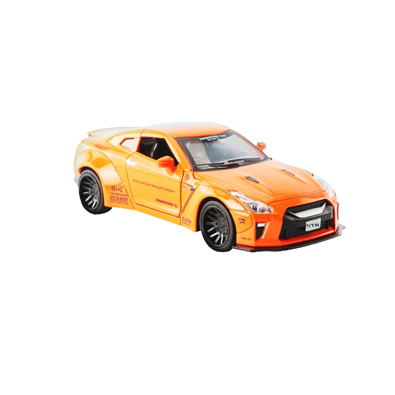 

Масштабная модель автомобиля Nissan GT-R R35 Liberty Walk 1/32 orange