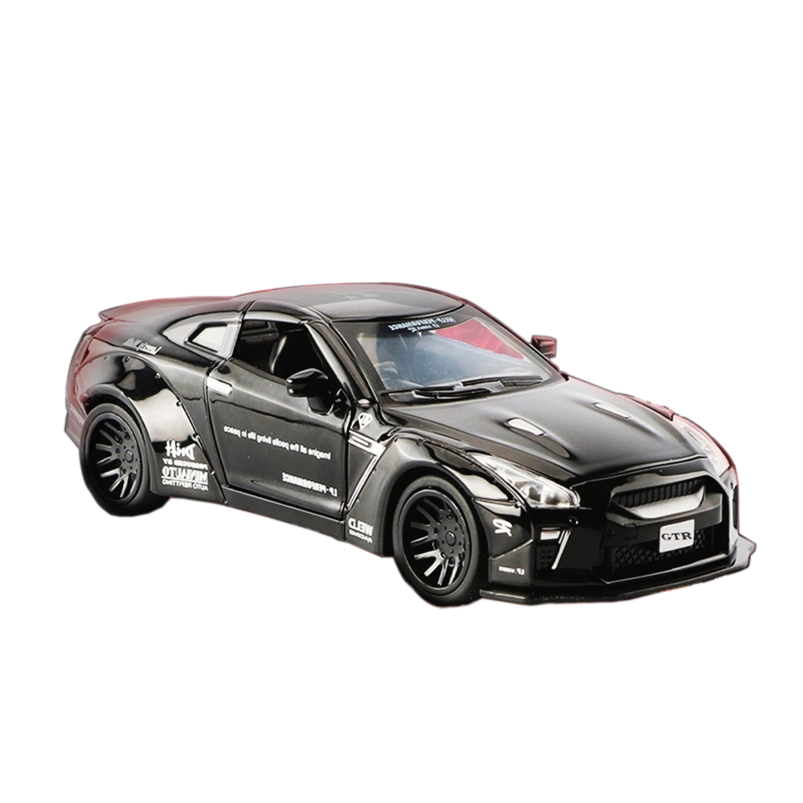 

Масштабная модель автомобиля Nissan GT-R R35 Liberty Walk 1/32 black