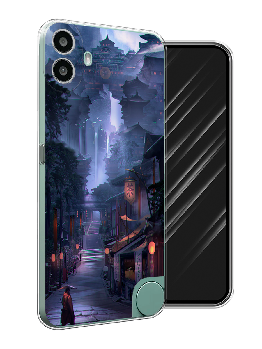 

Чехол Awog на CMF Phone 1 "Одинокий самурай", Синий;черный;коричневый, 3300450-1