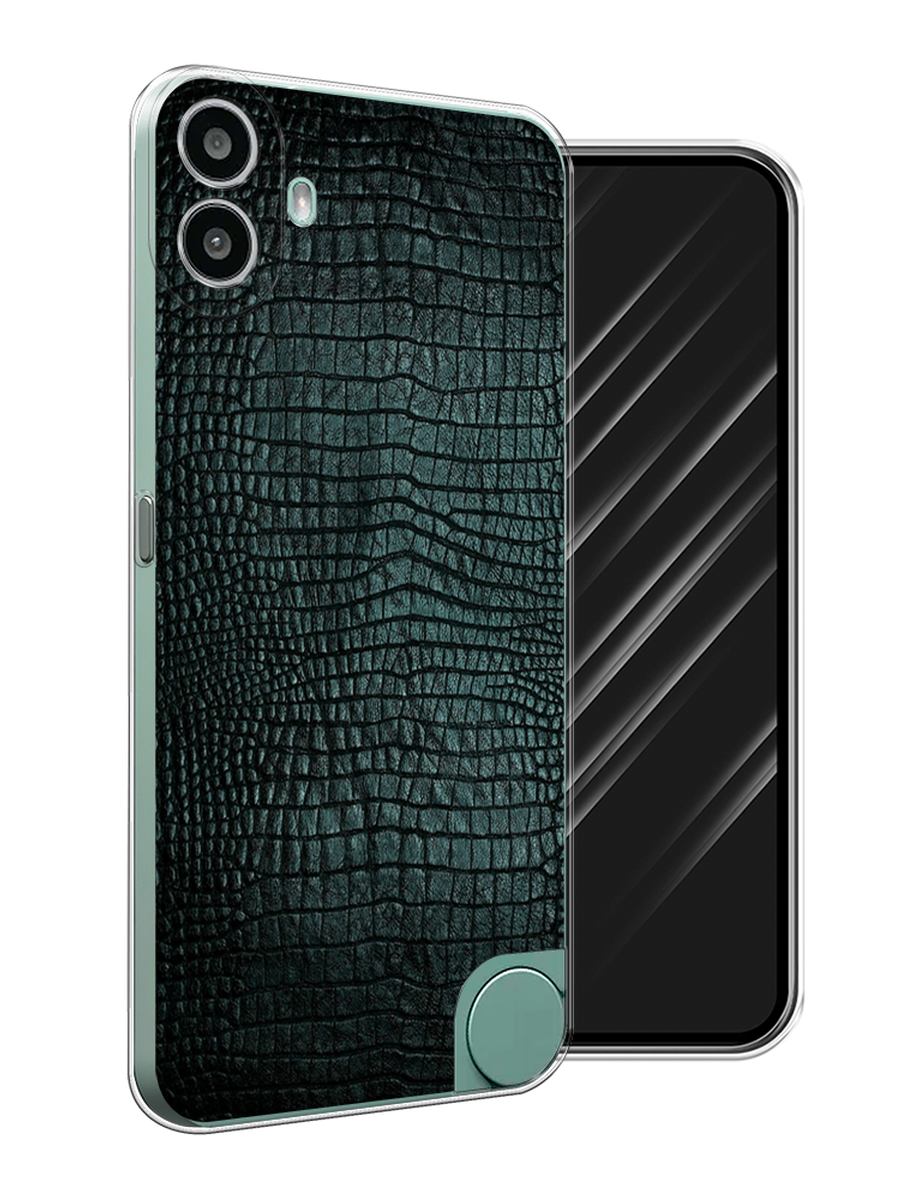 

Чехол Awog на CMF Phone 1 "Черная змея", Черный;серый;голубой, 3300450-1