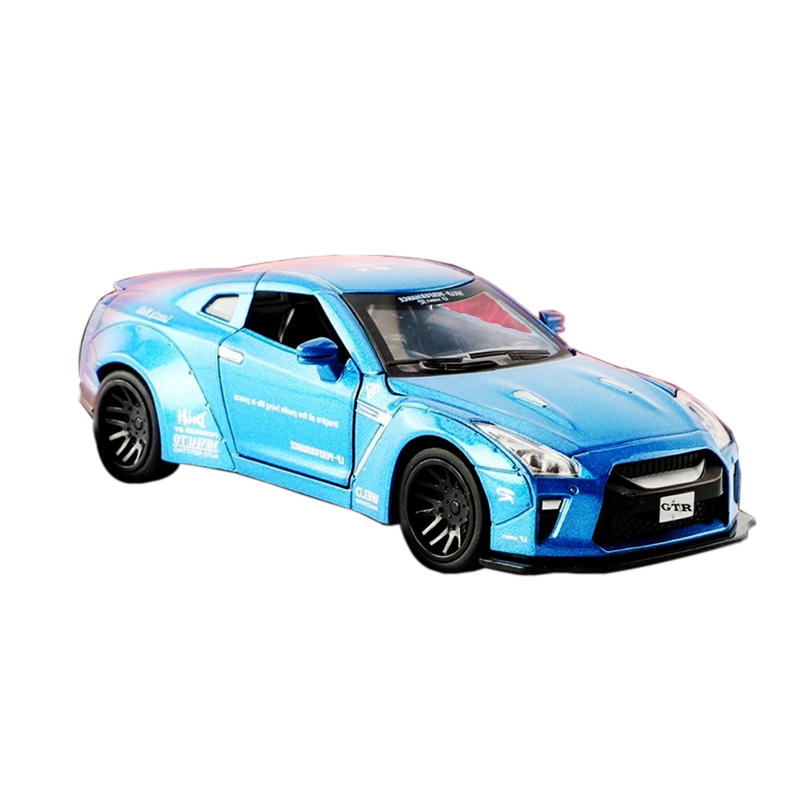 

Масштабная модель автомобиля Nissan GT-R R35 Liberty Walk 1/32 blue