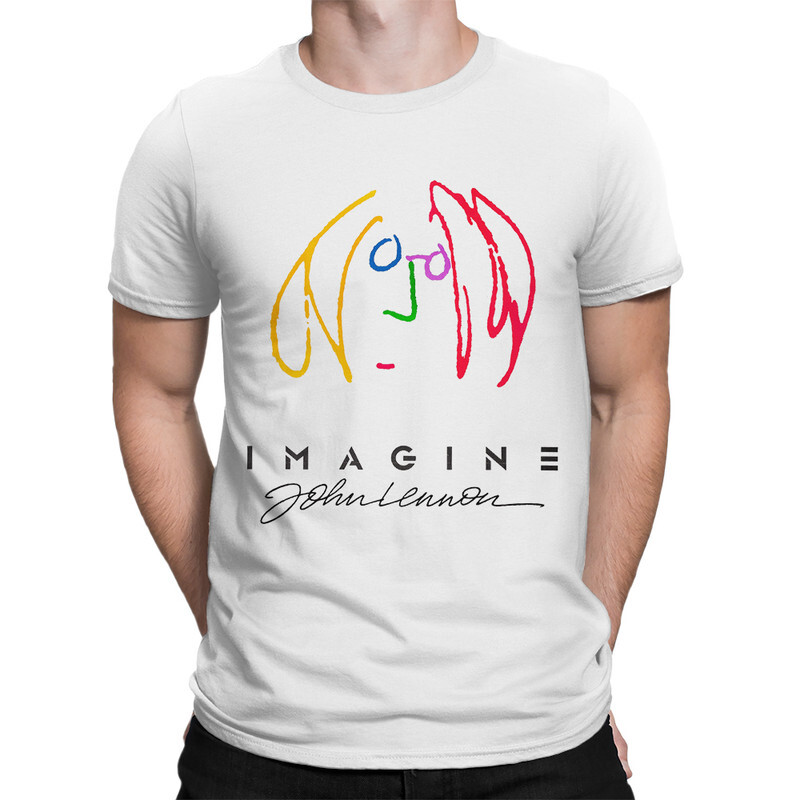 фото Футболка мужская dream shirts john lennon - imagine 357190222 белая 3xl