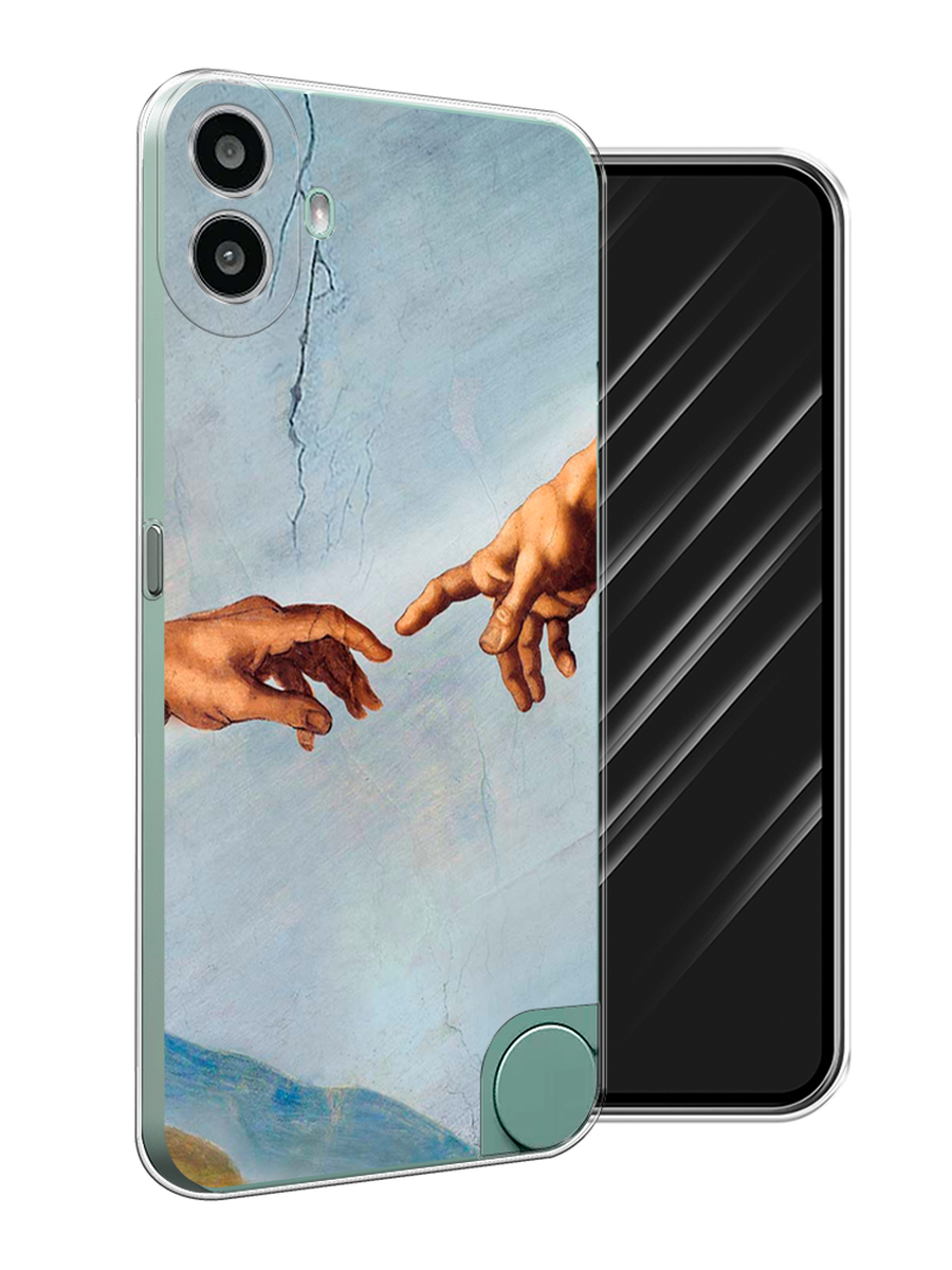 

Чехол Awog на CMF Phone 1 "Сотворение Адама", Голубой;коричневый;серый, 3300450-1