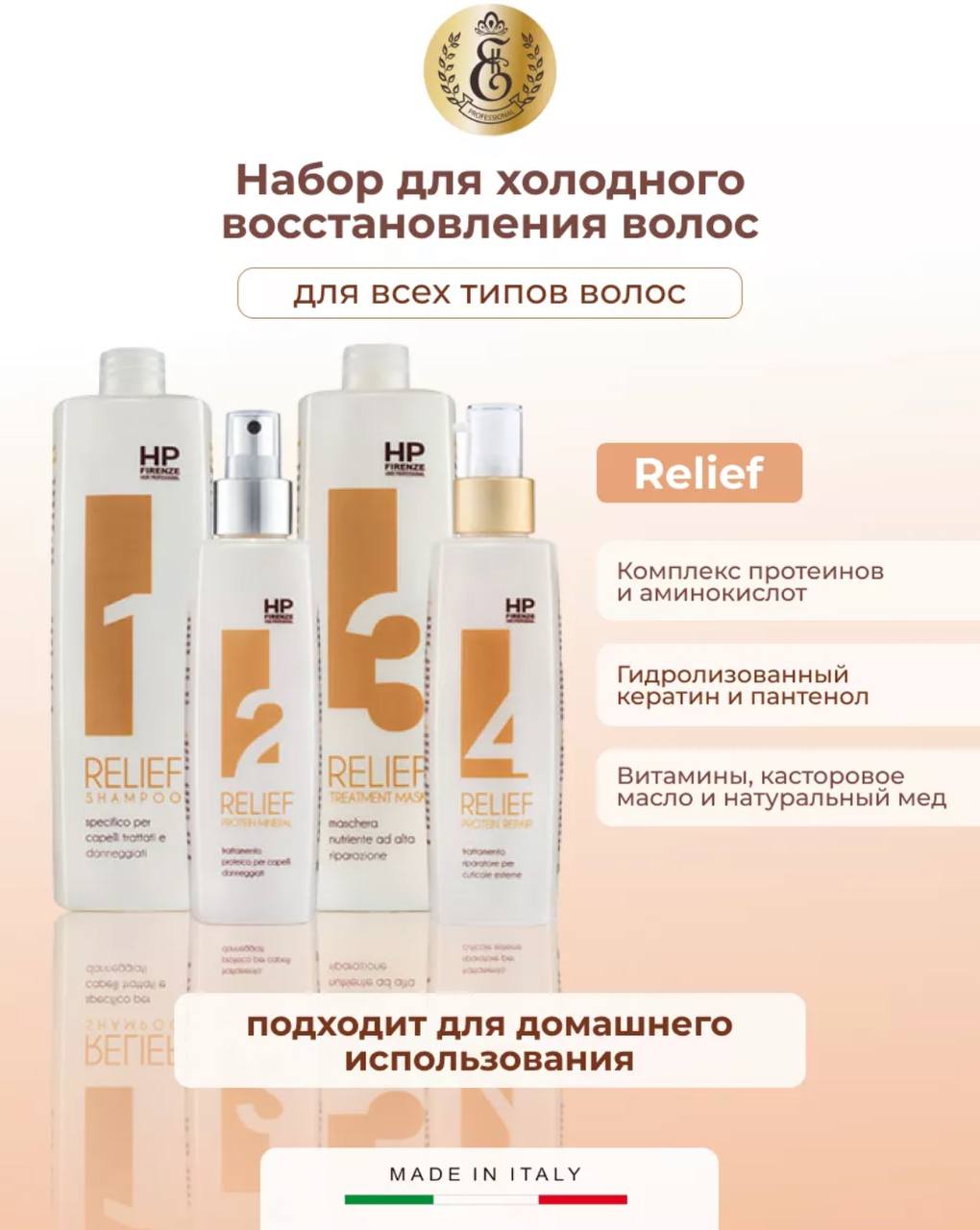 Набор ESK Professional HP Firenze Relief для восстановления волос 2.4л