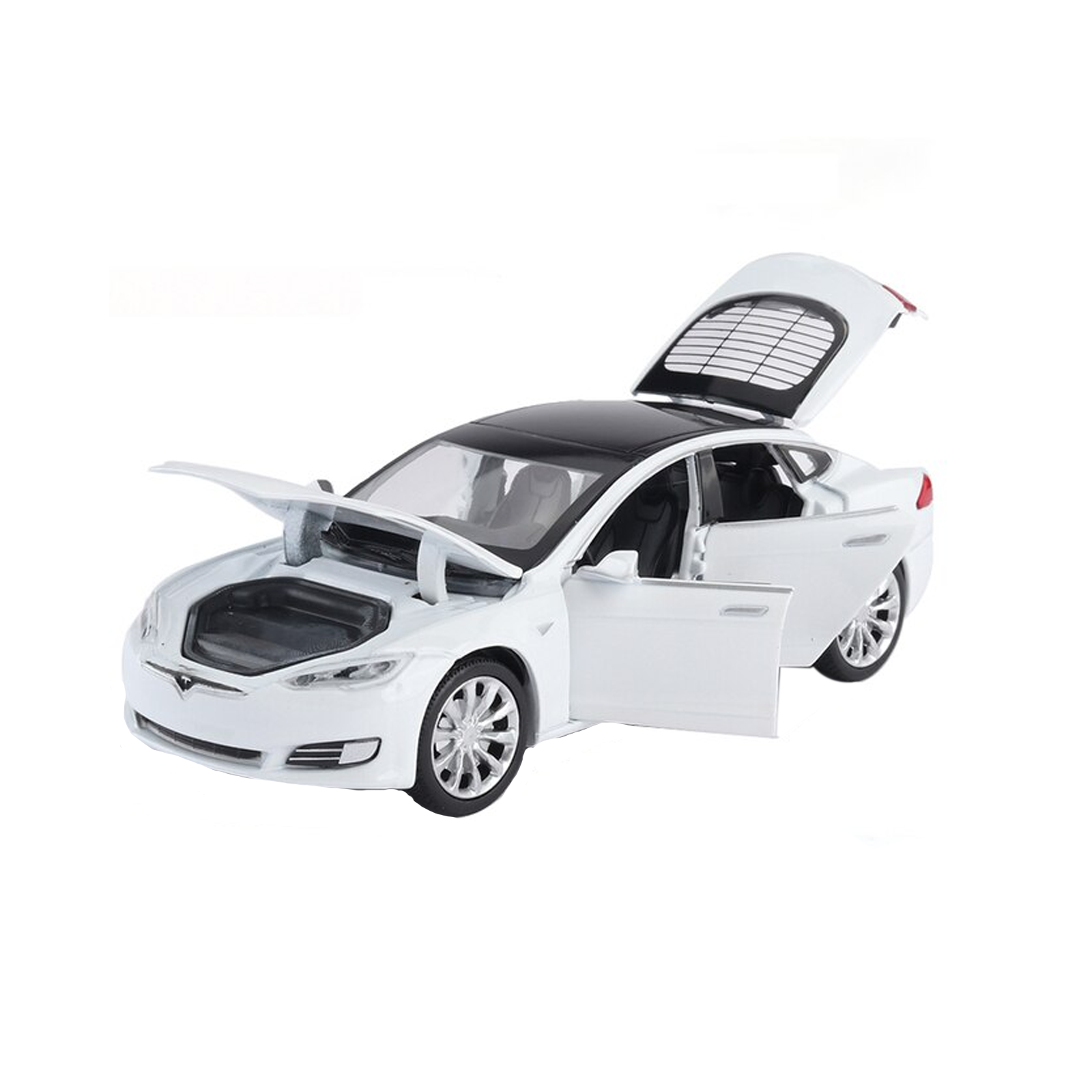 

Масштабная модель автомобиля Tesla Model S 1/32 white