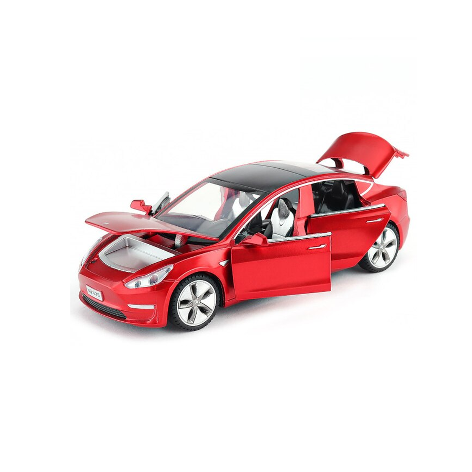 

Масштабная модель автомобиля Tesla Model S 1/32 red
