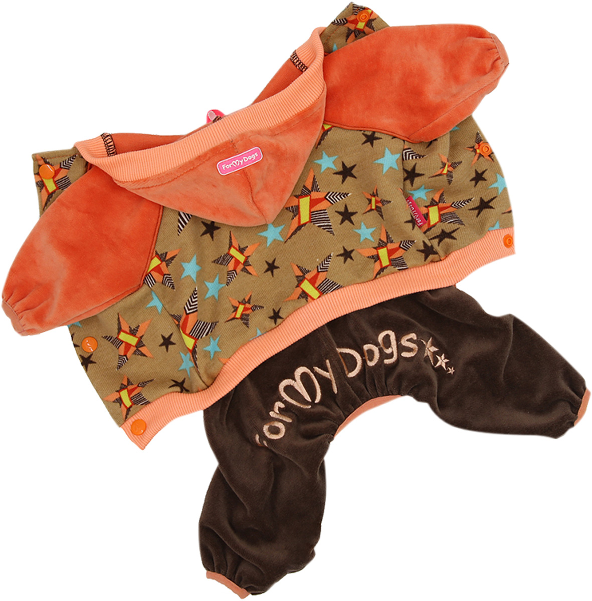 

Костюм для собак FOR MY DOGS 264SS-2017, унисекс, утепленный, 18, длина спины 36 см, 264SS-2017