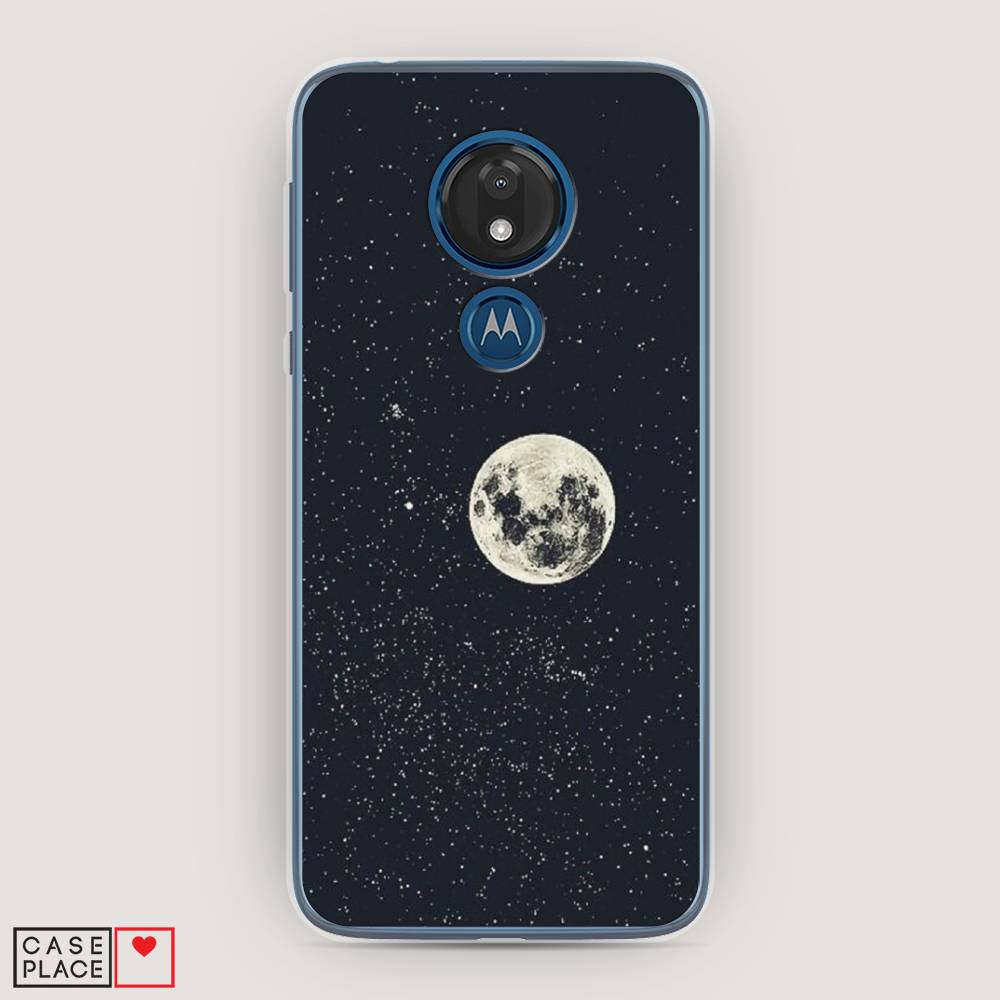 

Чехол для Motorola Moto G7 "Полнолуние", Красный, 241150-2