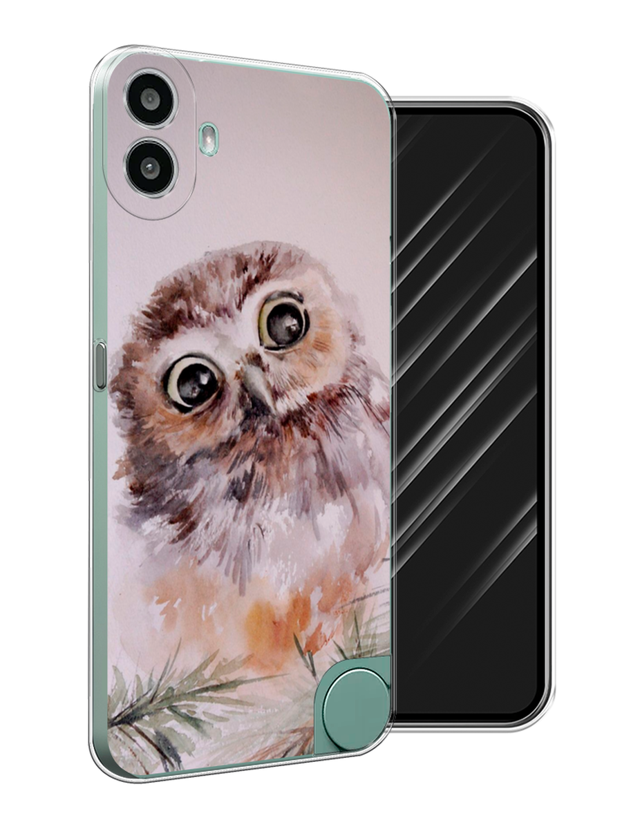 

Чехол Awog на CMF Phone 1 "Сова на розовом", Розовый;коричневый, 3300450-1