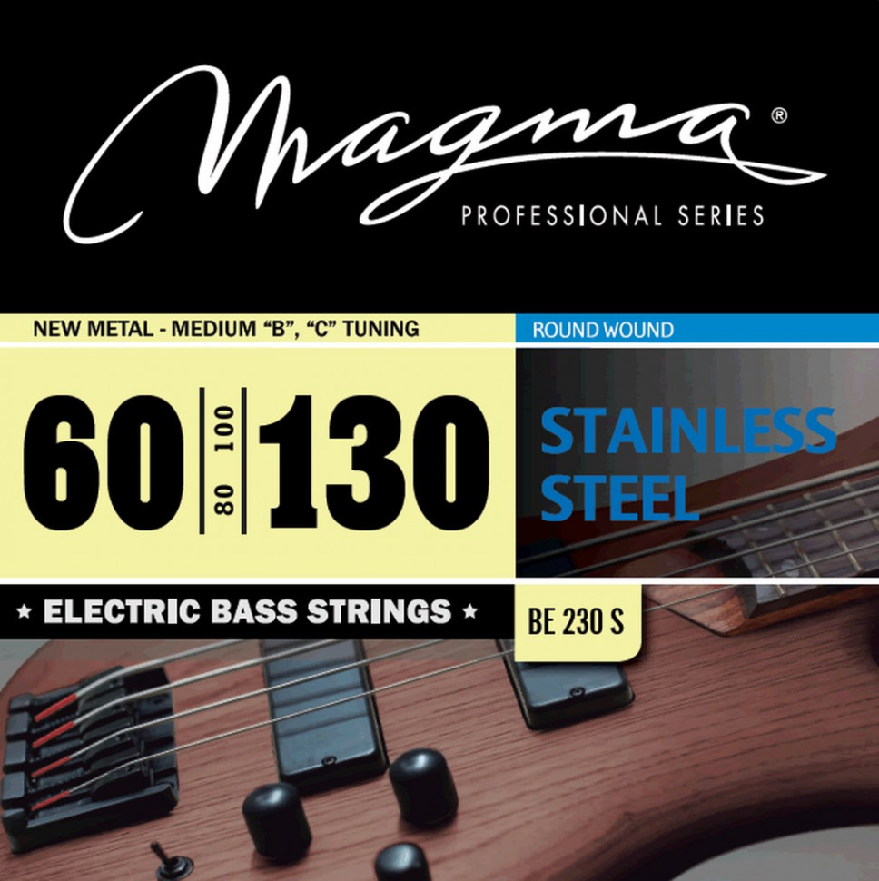 

Комплект струн для бас-гитары 60-130 Magma Strings BE230S, BE230S