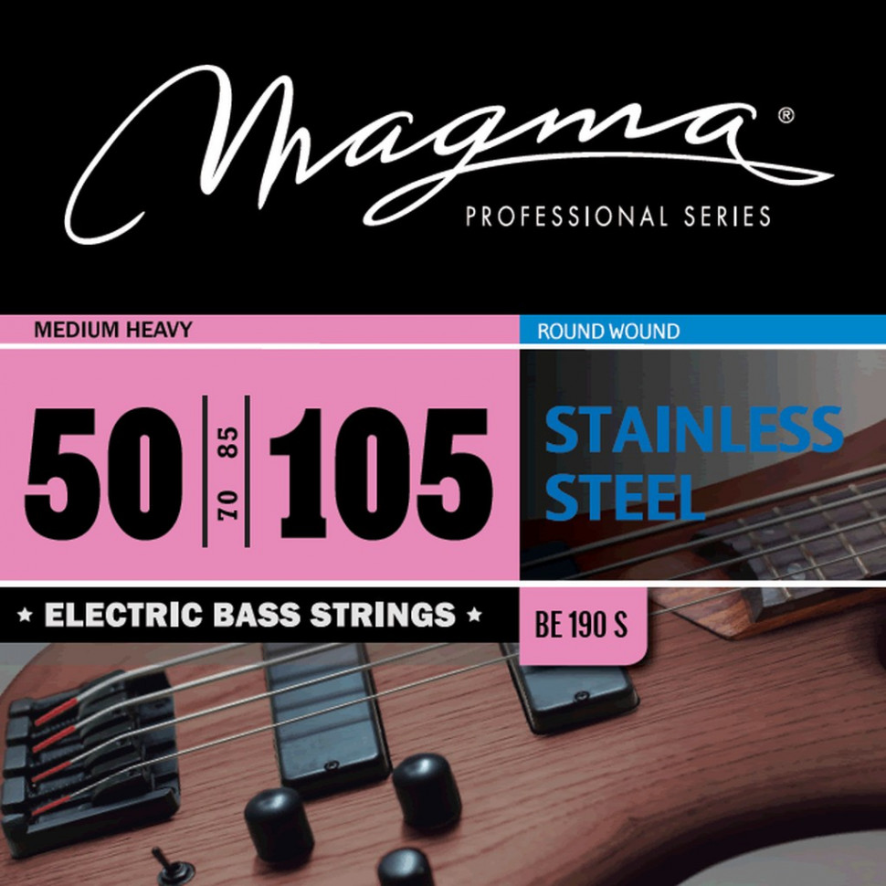 

Комплект струн для бас-гитары 50-105 Magma Strings BE190S, BE190S