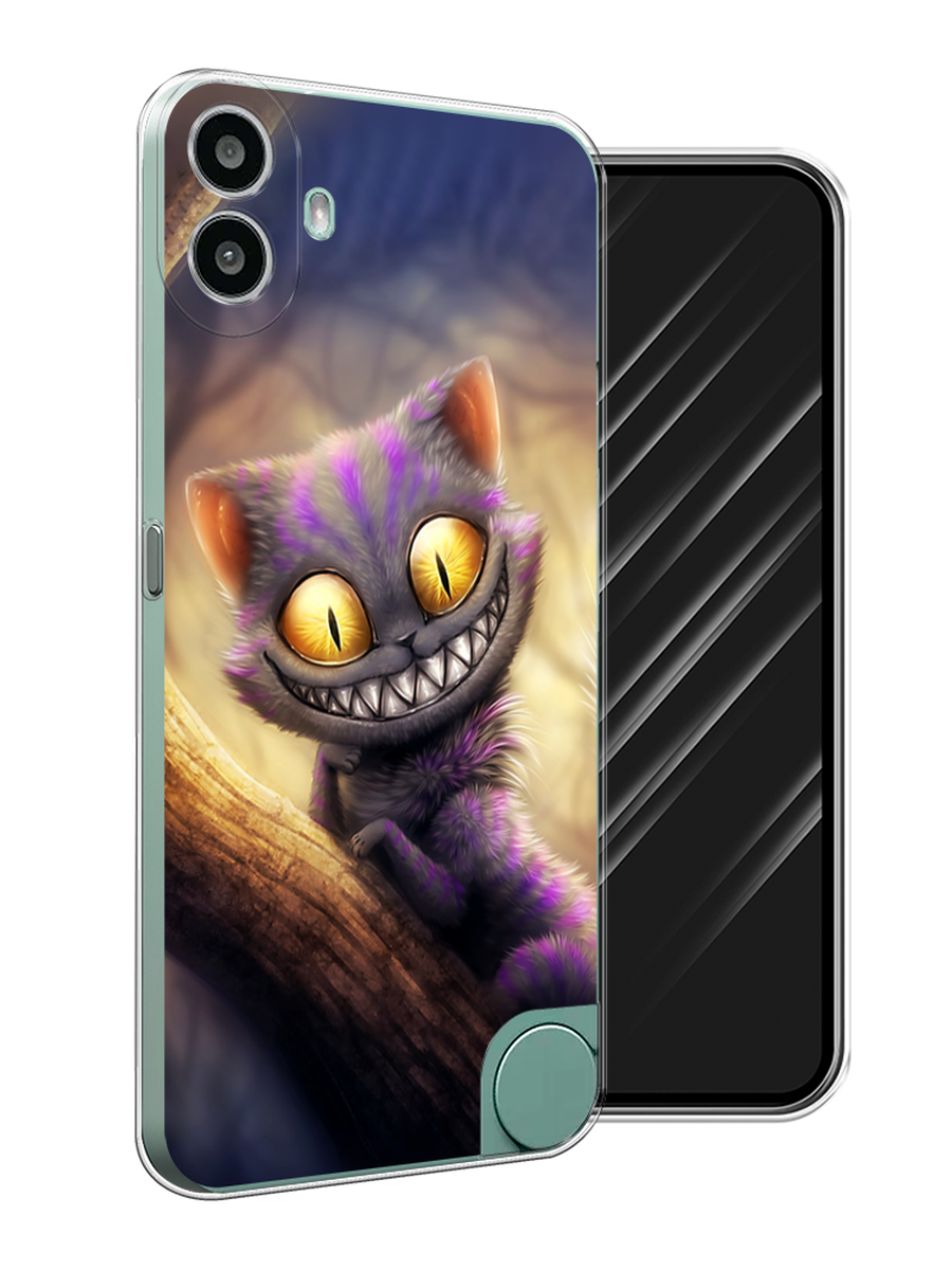 

Чехол Awog на CMF Phone 1 "Cheshire Cat", Фиолетовый;желтый, 3300450-1