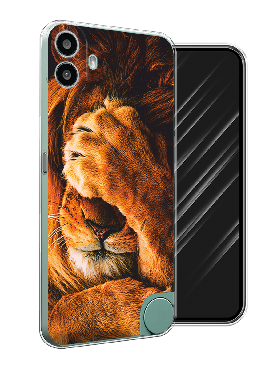 

Чехол Awog на CMF Phone 1 "Львиный стыд", Коричневый;черный, 3300450-1