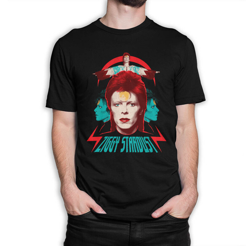 фото Футболка мужская dream shirts david bowie - ziggy stardust 357184222 черная xl