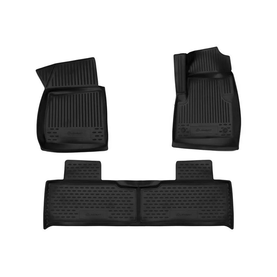 

Коврики 3D салона для Toyota Land Cruiser 200 2012-2021 / Тойота Ленд Крузер 2