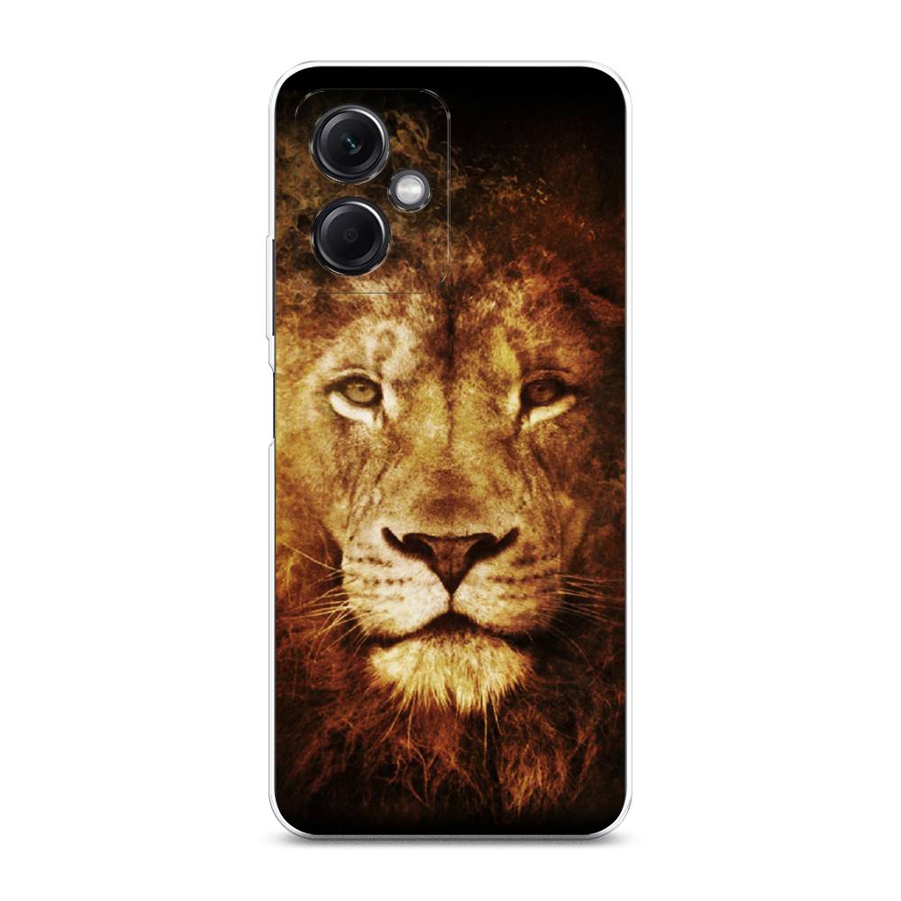 

Чехол на Xiaomi Redmi Note 12 5G "Лев", Черный;коричневый;желтый, 316950-6