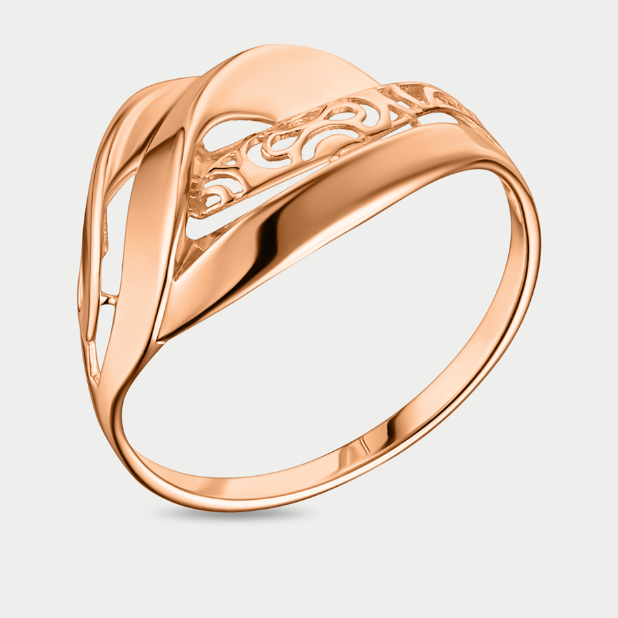 Кольцо из розового золота р. 21 Сорокин 70190400