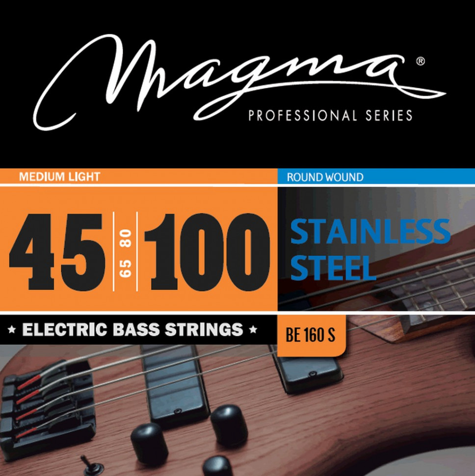 

Комплект струн для бас-гитары 45-100 Magma Strings BE160S, BE160S