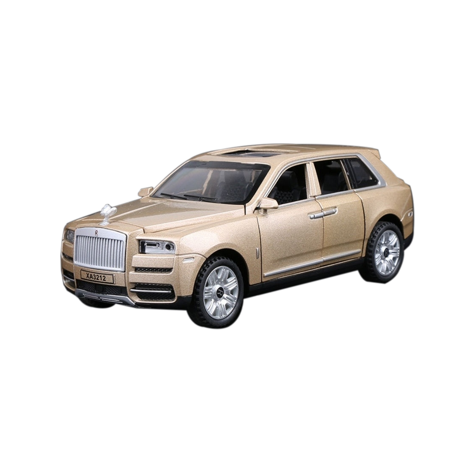 

Масштабная модель автомобиля Rolls-Royce Cullinan 1/32 Золотой