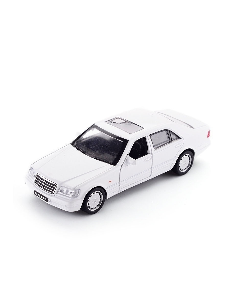 

Масштабная модель автомобиля Mercedes-Benz W140 1/32 Белый