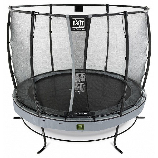 Батут Exit Toys Элегант Премиум с сеткой 366 см, серый