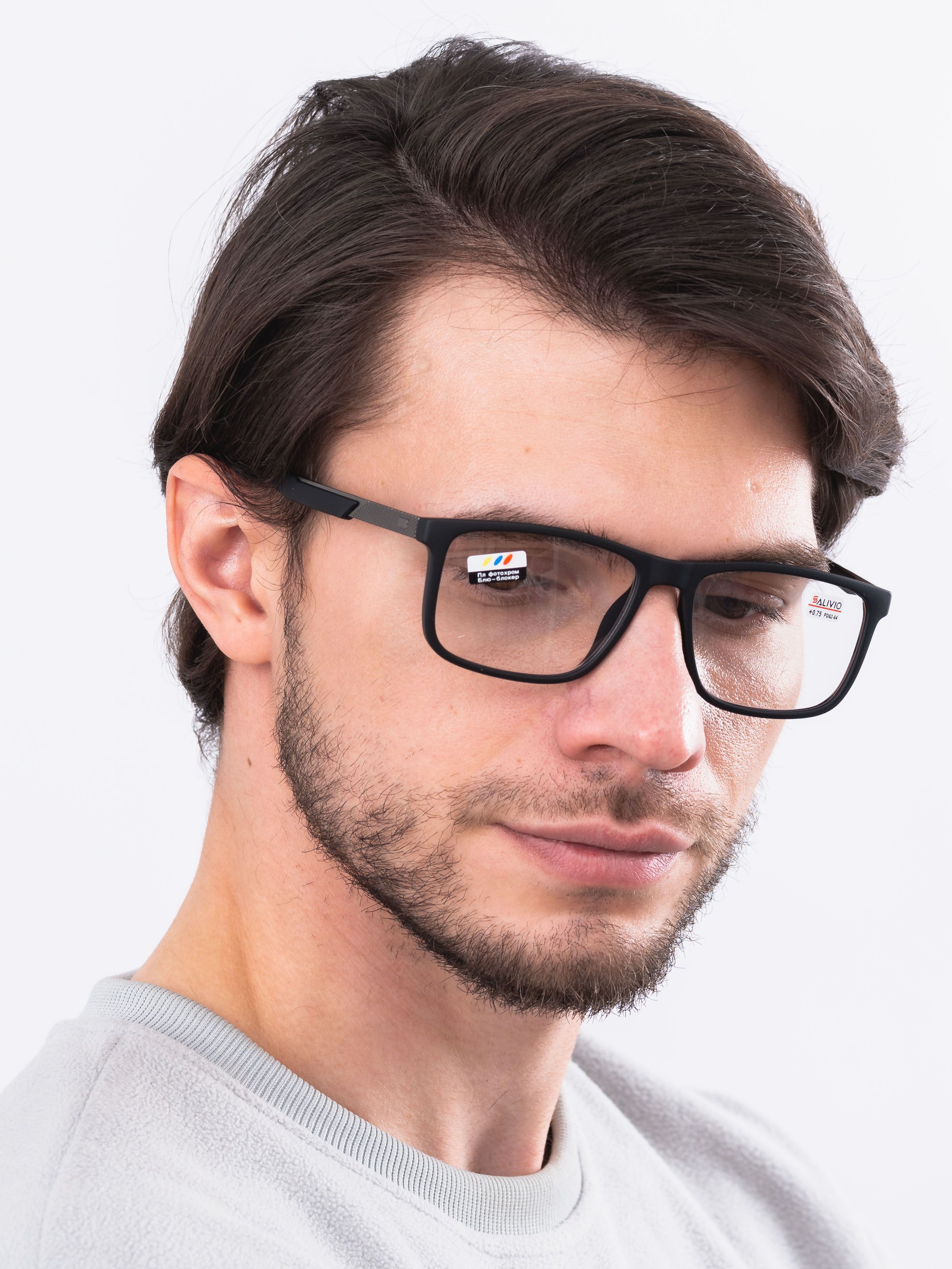 

Корригирующие очки SALIVIO +3,5 мужские РЦ 62-64 0050 черный