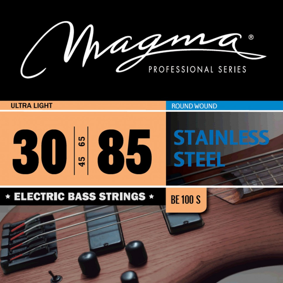 Комплект струн для бас-гитары Magma Strings BE100S 30-85 1790₽