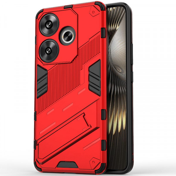 

Противоударный чехол Megatron для Xiaomi Redmi Turbo 3 / Poco F6, красный, Megatron