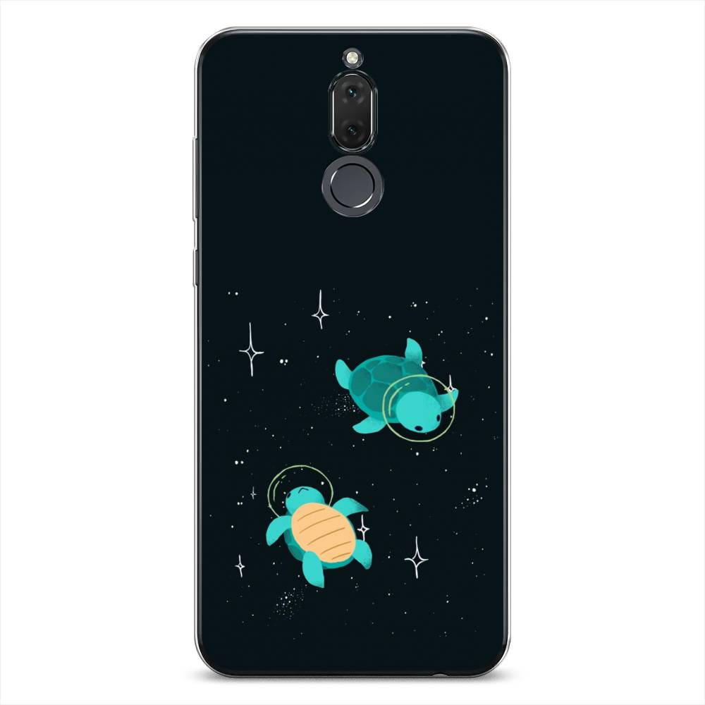 

Чехол Awog на Huawei Nova 2i/Mate 10 Lite "Черепашки космонавты", Черный;синий, 6120550-4