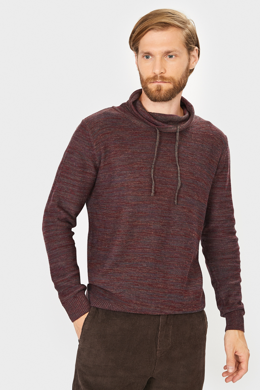 

Джемпер мужской Baon B631501 бордовый L, B631501