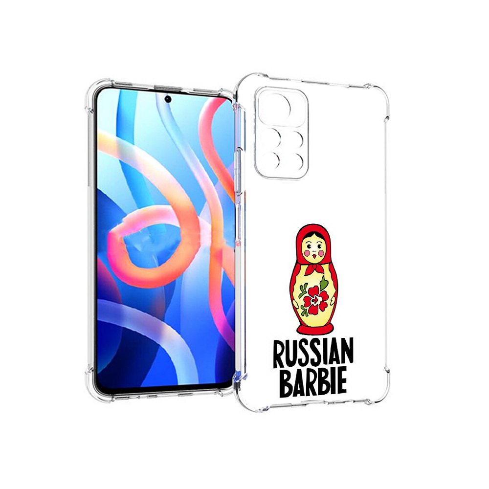 

Чехол MyPads Tocco для Xiaomi Poco M4 Pro 5G матрешка (PT200061.301.459), Прозрачный, Tocco