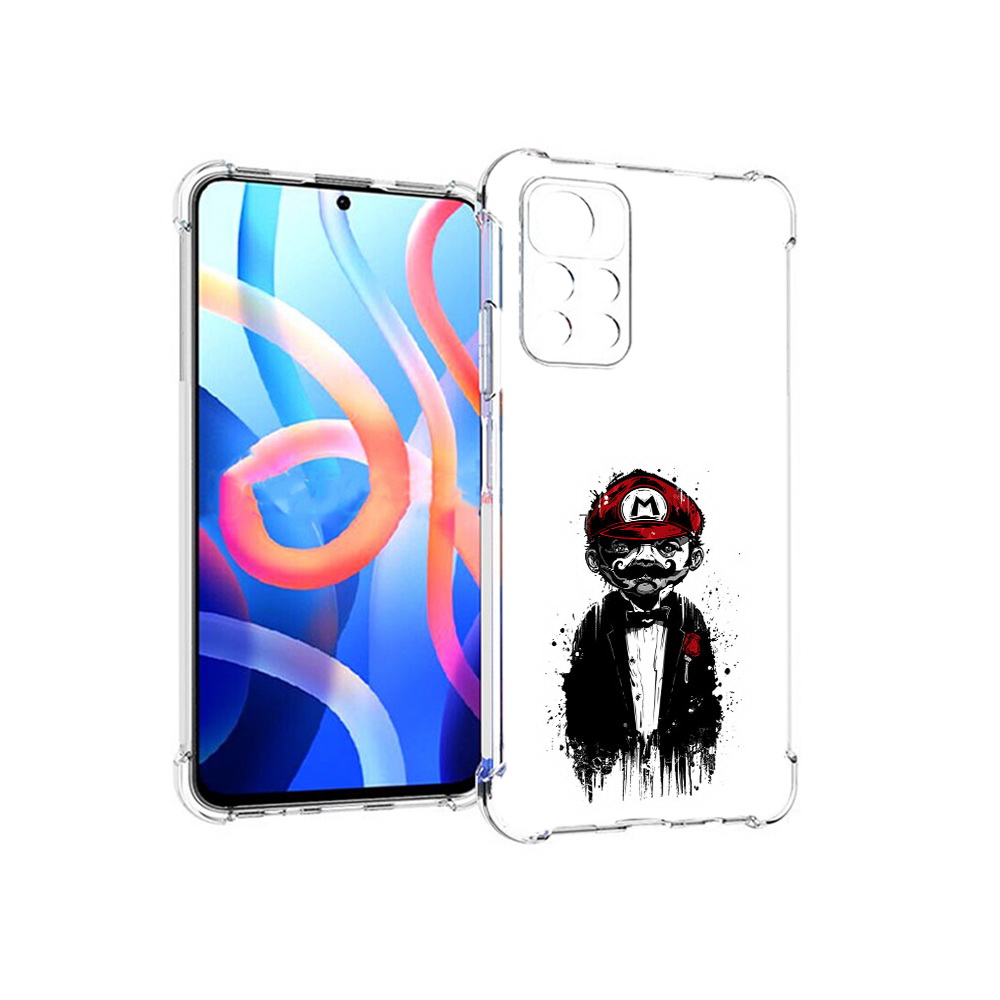 

Чехол MyPads Tocco для Xiaomi Poco M4 Pro 5G марио (PT200061.301.458), Прозрачный, Tocco