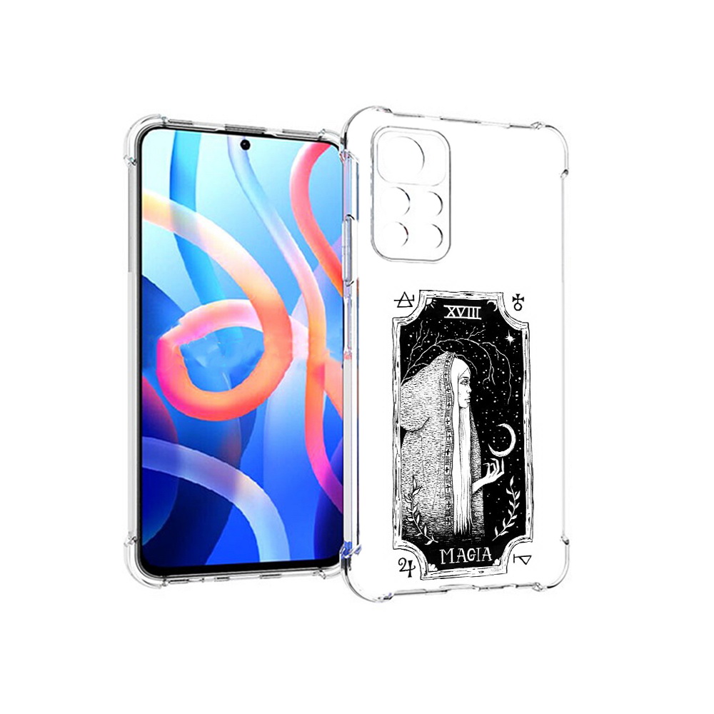 

Чехол MyPads Tocco для Xiaomi Poco M4 Pro 5G лунная магия (PT200061.301.447), Прозрачный, Tocco