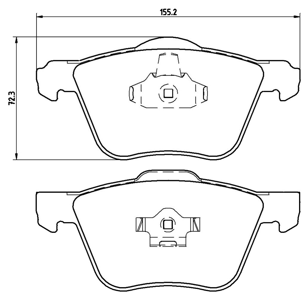 

Колодки дисковые передние с антискр. пл. Volvo XC90 2.5-4.4/2.4 D5 02> 1081 000B-SX