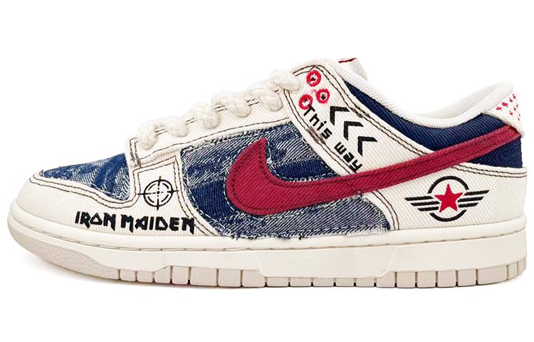 

Кеды унисекс Nike Dunk Low синие 43 EU, Синий, Dunk Low