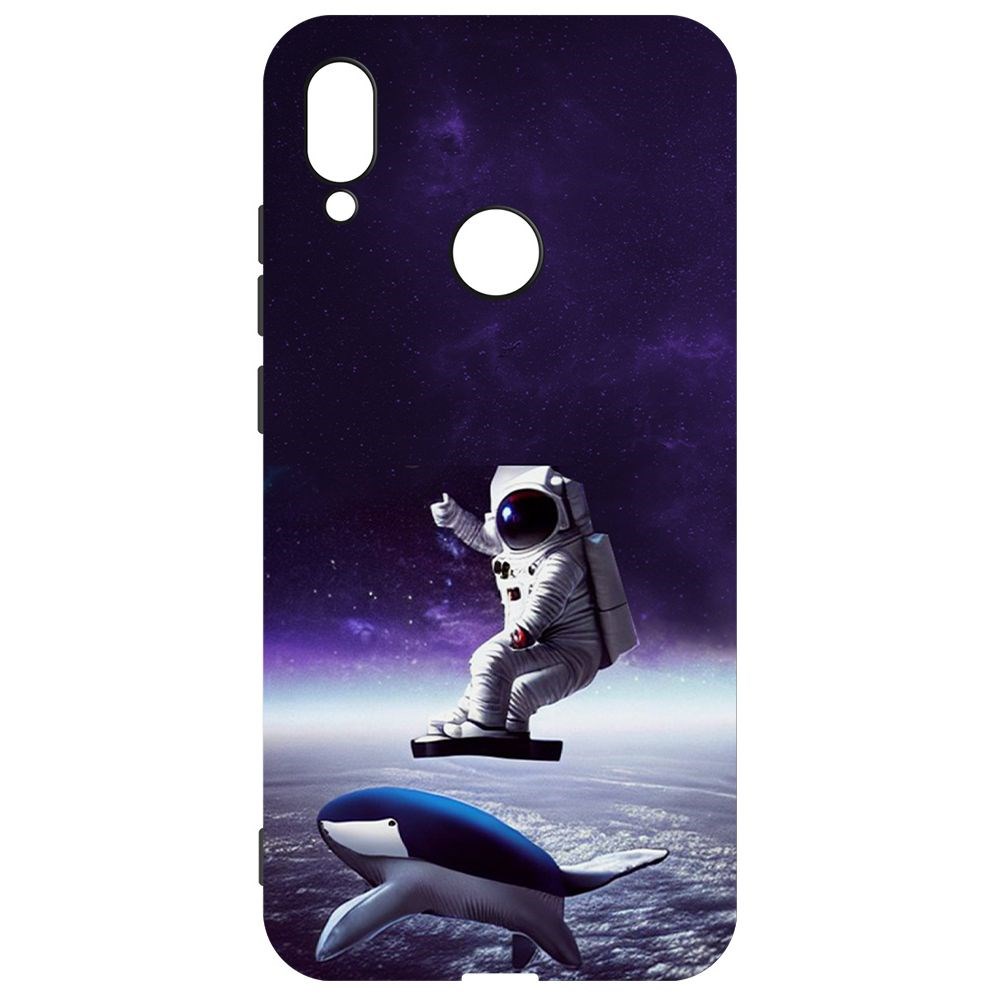 

Чехол-накладка Софт Спейсбордер для Xiaomi Redmi Note 7, Черный